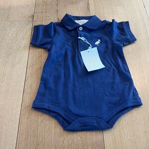 The Beaufort Bonnet Company Navy Polo Onesie